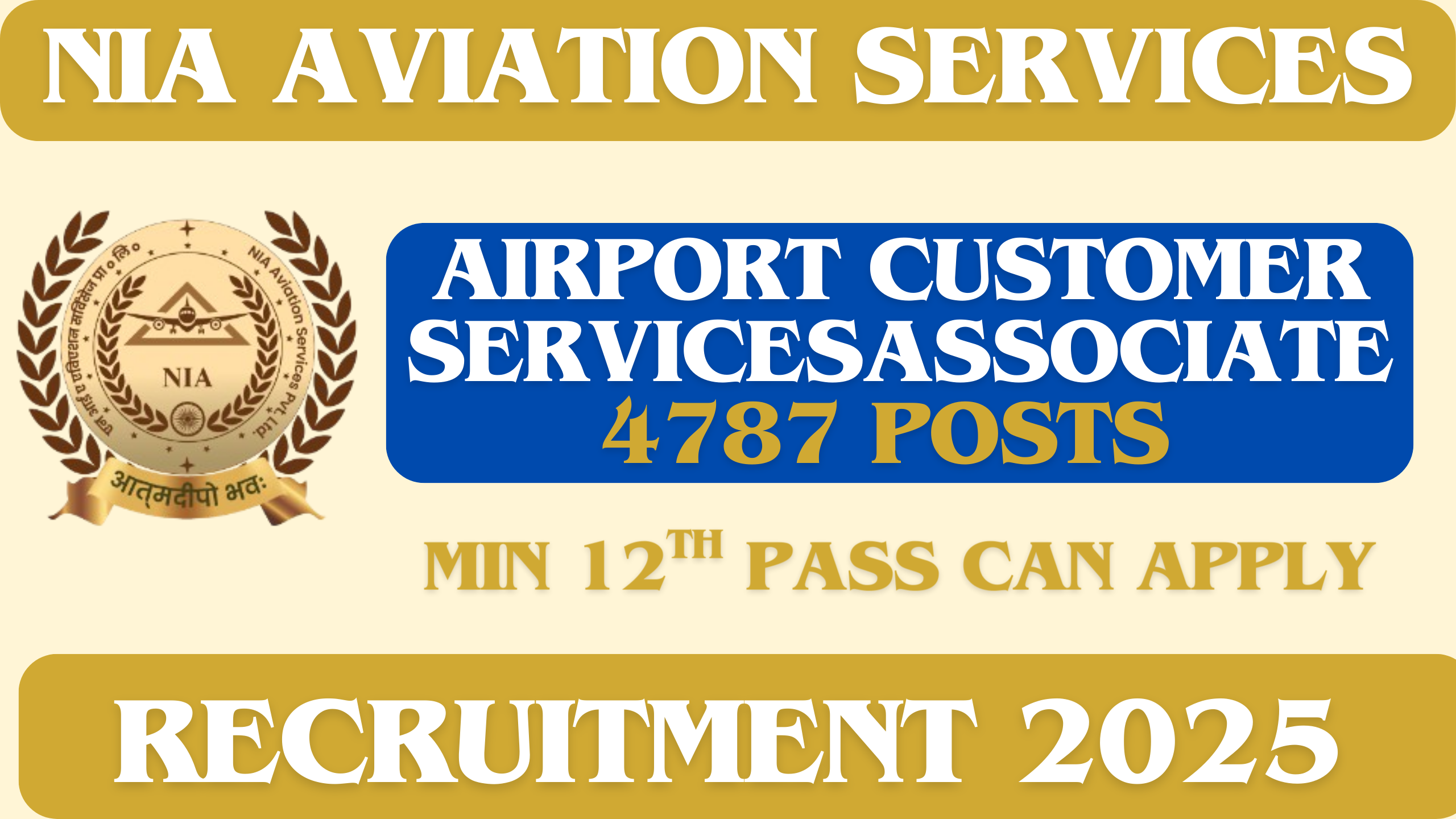 NIA CSA Recruitment 2025